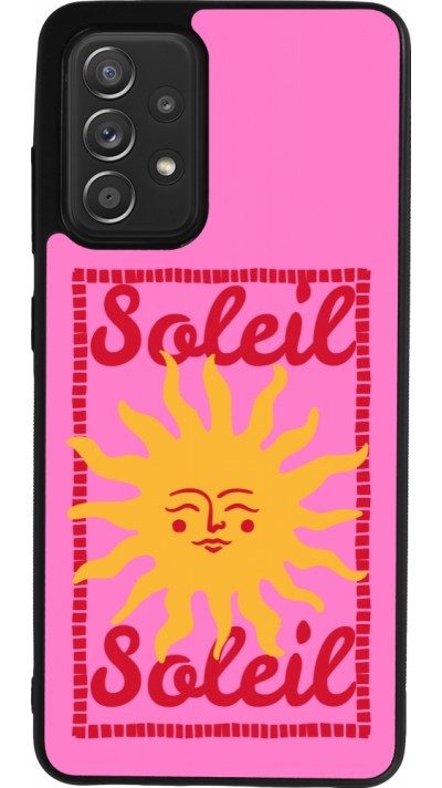 Coque Samsung Galaxy A52 - Silicone rigide noir Sun sun 2026