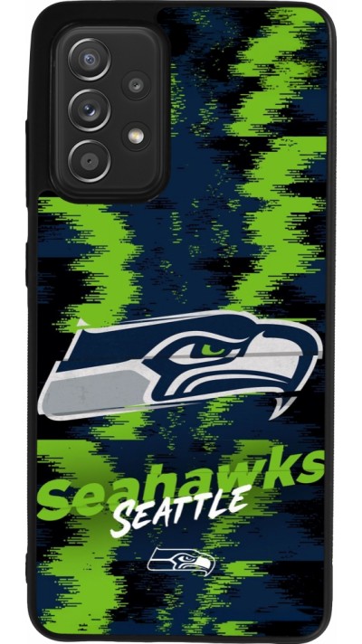 Coque Samsung Galaxy A52 - Silicone rigide noir Super Bowl 26 Seattle 2