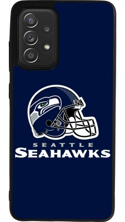 Coque Samsung Galaxy A52 - Silicone rigide noir Super Bowl 26 Seattle 3