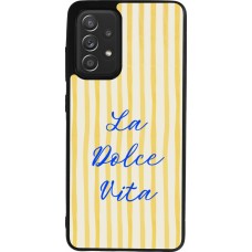 Coque Samsung Galaxy A52 - Silicone rigide noir The good life 2026