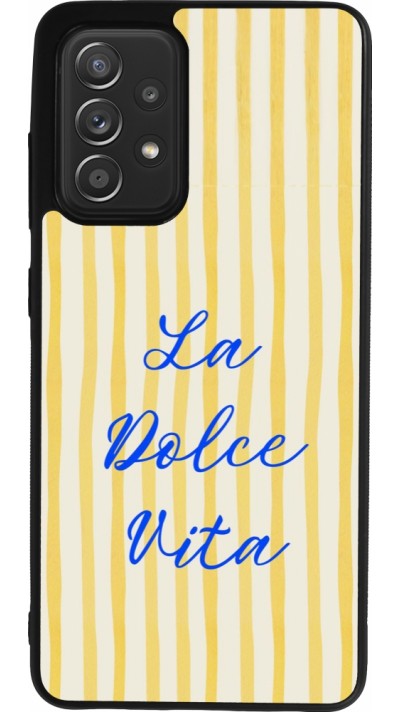 Coque Samsung Galaxy A52 - Silicone rigide noir The good life 2026