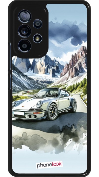 Coque Samsung Galaxy A53 5G - Porsche 911 Mountain Watercolor