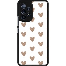 Samsung Galaxy A53 5G Case Hülle - Autumn 2024 brown hearts