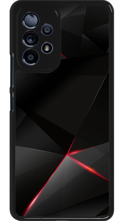 Samsung Galaxy A53 5G Case Hülle - Black Red Lines
