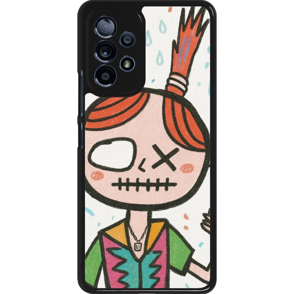 Coque Samsung Galaxy A53 5G - Little Girl Sketch