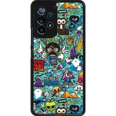 Samsung Galaxy A53 5G Case Hülle - Mixed Cartoons Turquoise
