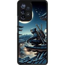 Samsung Galaxy A53 5G Case Hülle - Ninja unter dem Mond