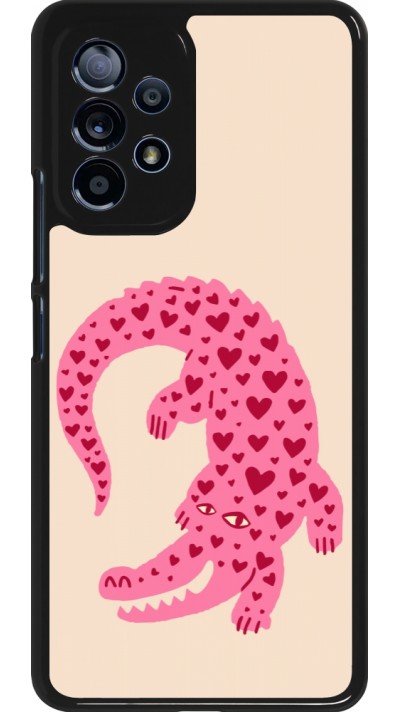 Samsung Galaxy A53 5G Case Hülle - Pink crocodile 2026