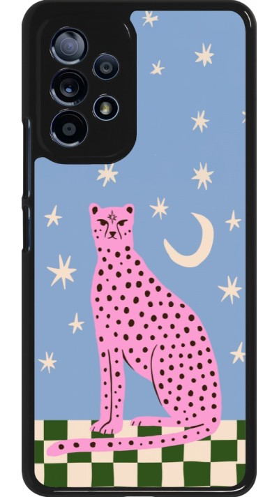 Samsung Galaxy A53 5G Case Hülle - Pink leopard with stars 2026