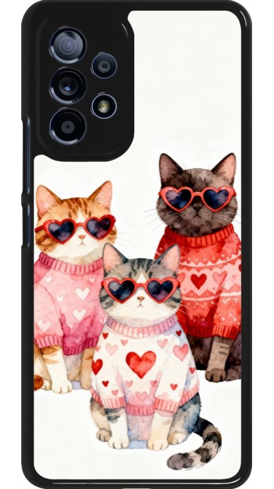Samsung Galaxy A53 5G Case Hülle - Saint Valentines Day 26 Cat Love