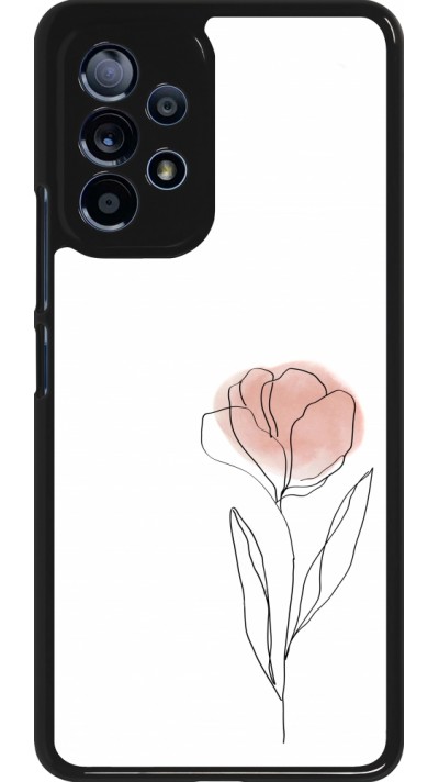 Samsung Galaxy A53 5G Case Hülle - Spring 23 minimalist flower