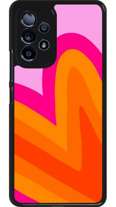 Samsung Galaxy A53 5G Case Hülle - Valentine 2024 heart gradient