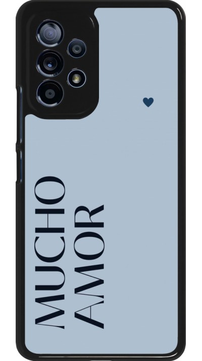 Samsung Galaxy A53 5G Case Hülle - Valentine 2024 mucho amor azul