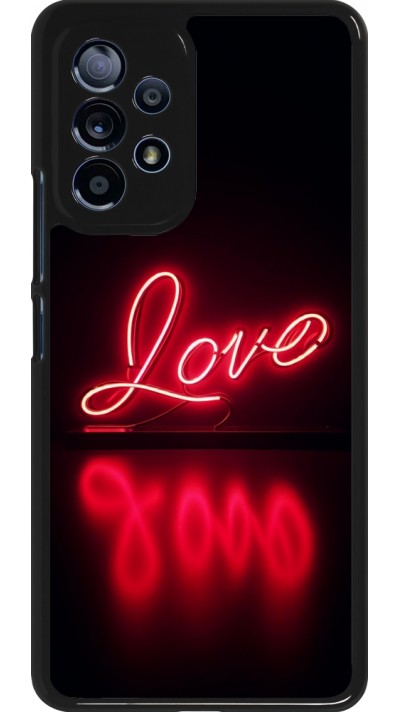 Samsung Galaxy A53 5G Case Hülle - Valentine 2025 Neon Liebe