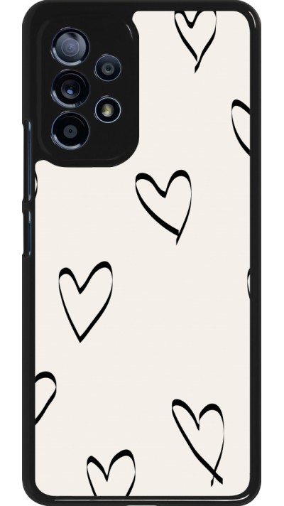 Samsung Galaxy A53 5G Case Hülle - Valentine 2023 minimalist hearts