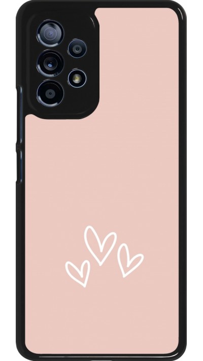 Samsung Galaxy A53 5G Case Hülle - Valentine 2023 three minimalist hearts