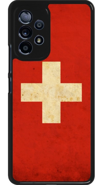 Samsung Galaxy A53 5G Case Hülle - Vintage Flag SWISS