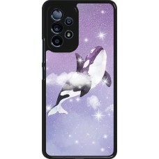 Coque Samsung Galaxy A53 5G - Whale in sparking stars