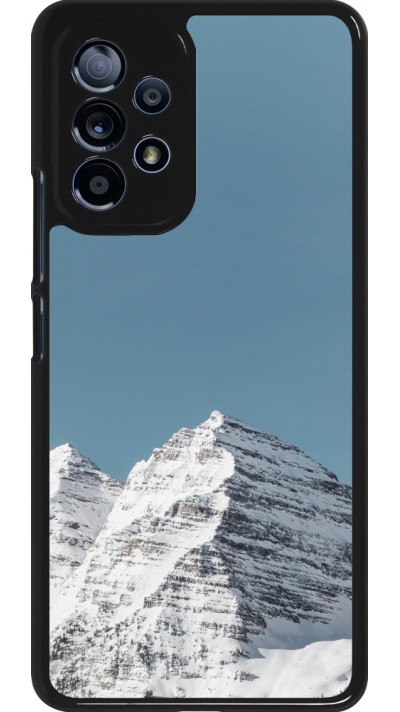 Samsung Galaxy A53 5G Case Hülle - Winter 22 blue sky mountain