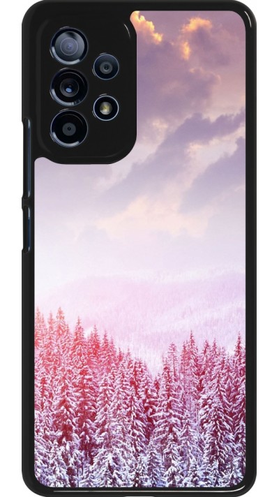 Samsung Galaxy A53 5G Case Hülle - Winter 22 Pink Forest