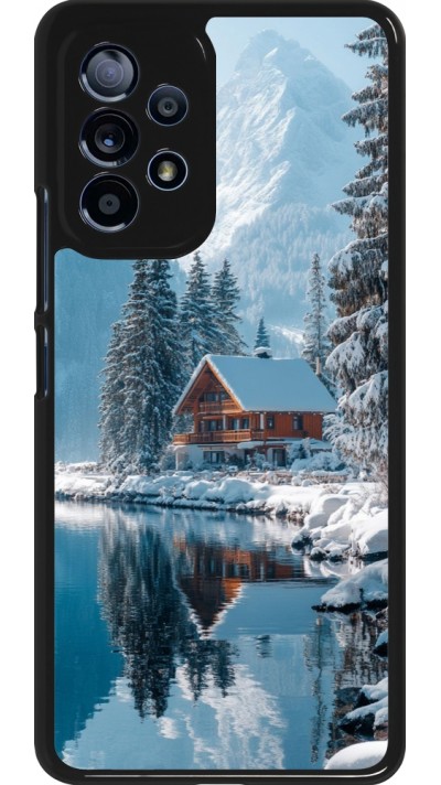 Samsung Galaxy A53 5G Case Hülle - Winter 25 Winter house forest day