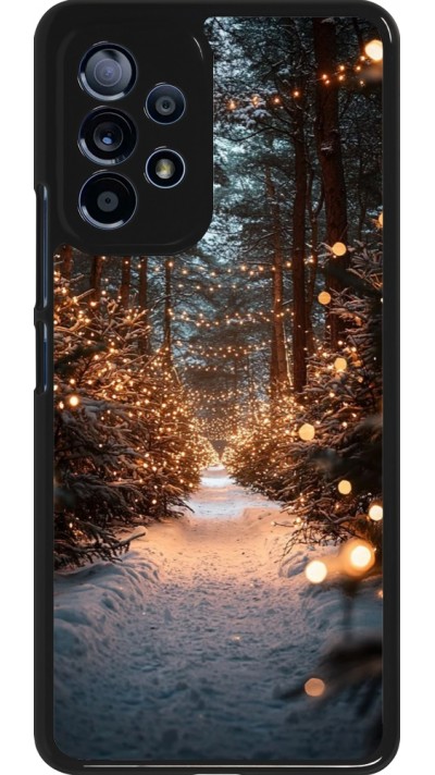 Samsung Galaxy A53 5G Case Hülle - Winter 25 Winter snowy road