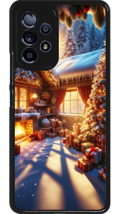 Samsung Galaxy A53 5G Case Hülle - Weihnachten Chalet Feerie