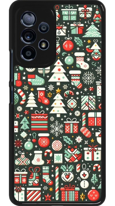 Samsung Galaxy A53 5G Case Hülle - Weihnachten 2023 Flachmuster