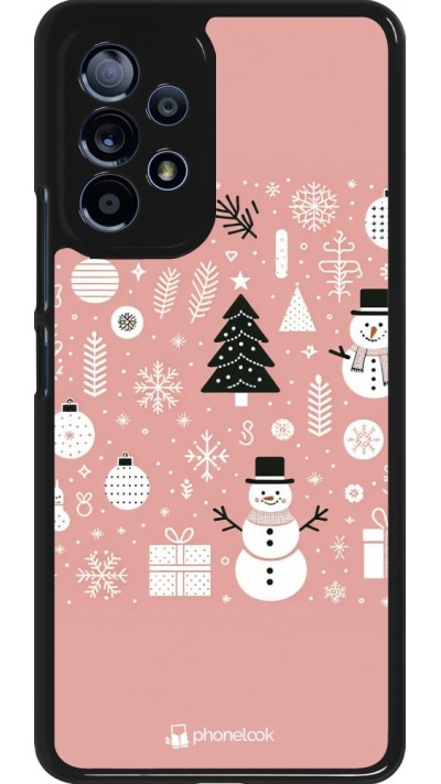 Samsung Galaxy A53 5G Case Hülle - Weihnachten 2024 Rose Schneemann Weihnachten