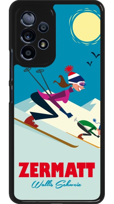 Samsung Galaxy A53 5G Case Hülle - Zermatt Ski Downhill