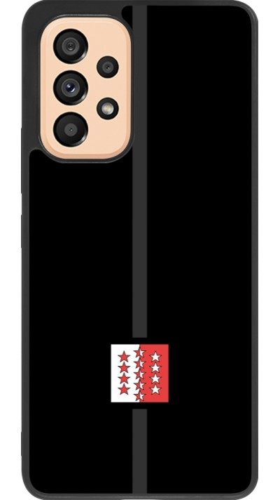 Samsung Galaxy A53 5G Case Hülle - Silikon schwarz Kanton VS schwarz