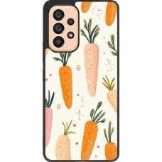 Samsung Galaxy A53 5G Case Hülle - Silikon schwarz Easter 2026 Illustration carrots