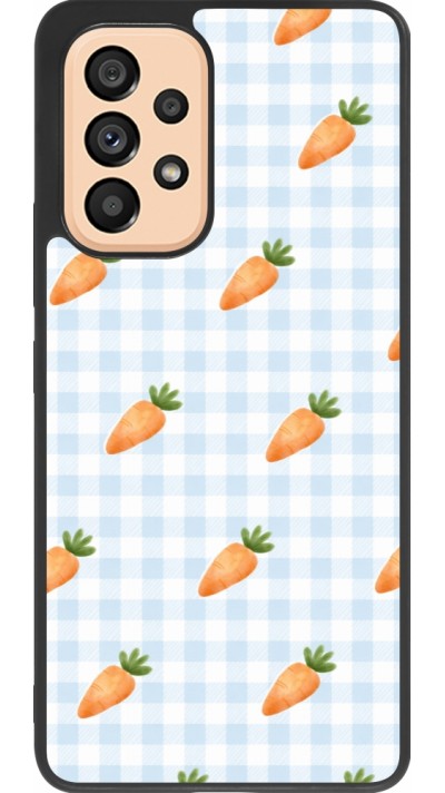 Samsung Galaxy A53 5G Case Hülle - Silikon schwarz Easter 2026 Pattern carrots