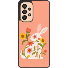 Samsung Galaxy A53 5G Case Hülle - Silikon schwarz Easter 2026 Rabbit collage