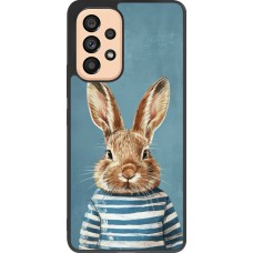 Samsung Galaxy A53 5G Case Hülle - Silikon schwarz Easter 2026 Rabbit navy