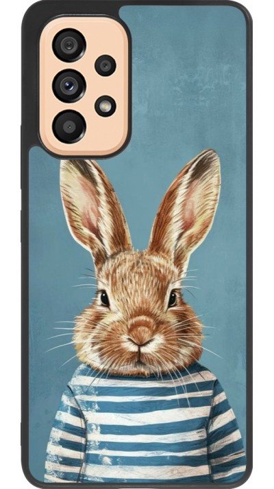 Samsung Galaxy A53 5G Case Hülle - Silikon schwarz Easter 2026 Rabbit navy