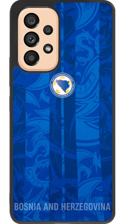 Samsung Galaxy A53 5G Case Hülle - Silikon schwarz Bosnien und Herzegowina 2026 personalisierbares Fussballtrikot