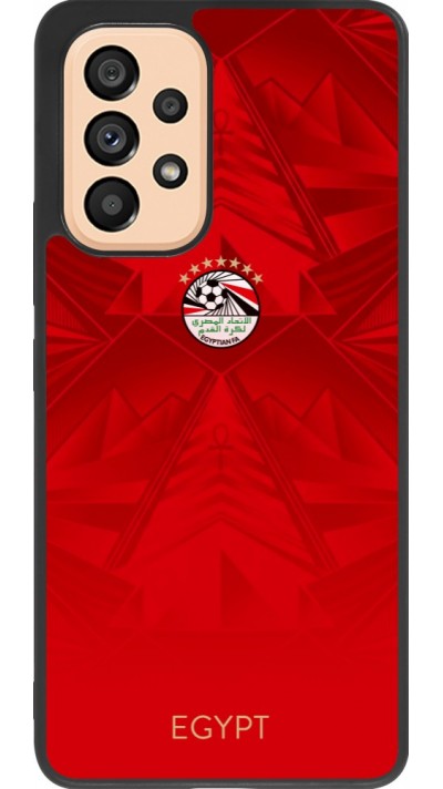 Samsung Galaxy A53 5G Case Hülle - Silikon schwarz Ägypten 2026 personalisierbares Fussballtrikot
