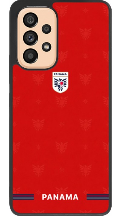 Samsung Galaxy A53 5G Case Hülle - Silikon schwarz Panama 2026 personalisierbares Fussballtrikot