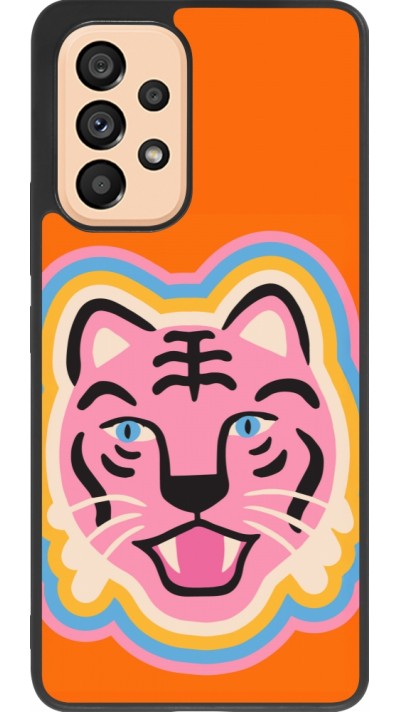 Samsung Galaxy A53 5G Case Hülle - Silikon schwarz Lion colors 2026