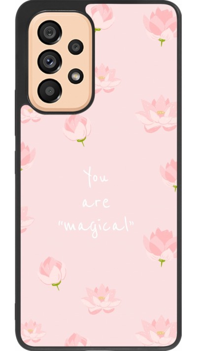 Samsung Galaxy A53 5G Case Hülle - Silikon schwarz Mom 2023 your are magical