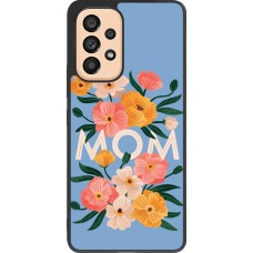 Samsung Galaxy A53 5G Case Hülle - Silikon schwarz Mom 2026 Flowers