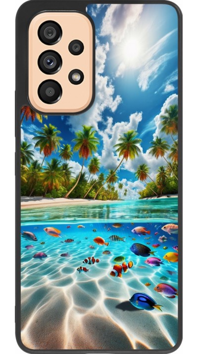 Samsung Galaxy A53 5G Case Hülle - Silikon schwarz Strandparadies
