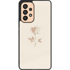 Samsung Galaxy A53 5G Case Hülle - Silikon schwarz Rosa Sand Minimalistisch