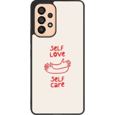 Samsung Galaxy A53 5G Case Hülle - Silikon schwarz Saint Valentines Day 26 Self love self care