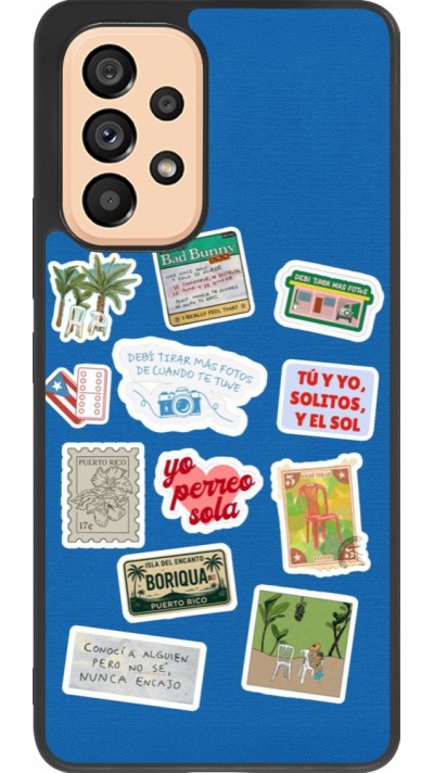 Coque Samsung Galaxy A53 5G - Silicone rigide noir Seals of the Dominican Republic DTMF