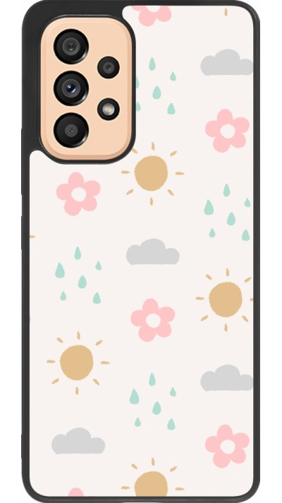 Samsung Galaxy A53 5G Case Hülle - Silikon schwarz Spring 23 weather