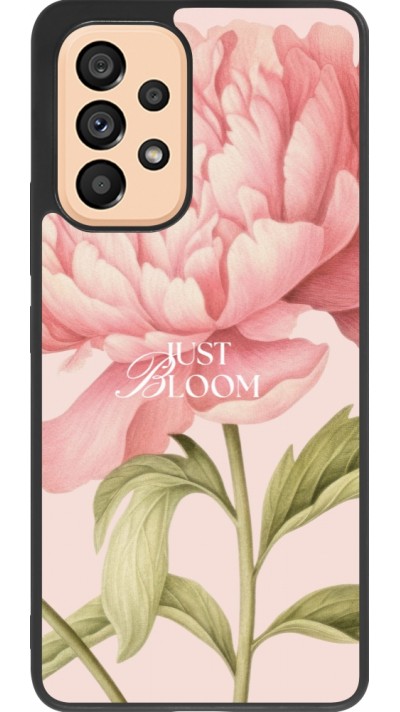 Coque Samsung Galaxy A53 5G - Silicone rigide noir Just Bloom Spring 2026