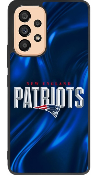 Samsung Galaxy A53 5G Case Hülle - Silikon schwarz Super Bowl 26 Patriots 2