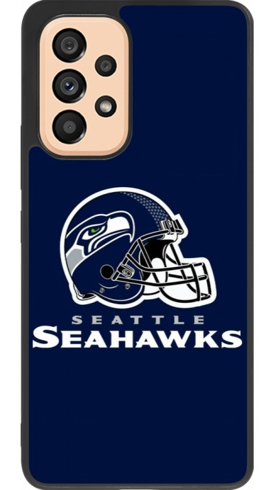 Samsung Galaxy A53 5G Case Hülle - Silikon schwarz Super Bowl 26 Seattle 3